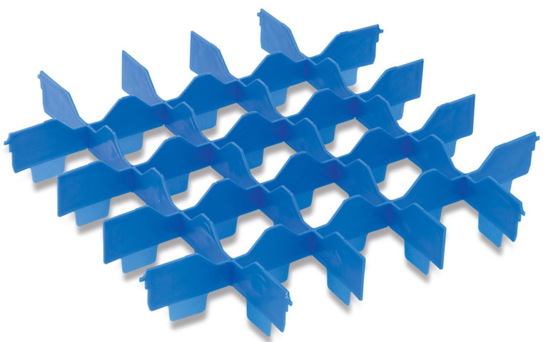 Fackinsats 5x5 för blå diskkorg